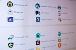 Website dashboard for WordPress