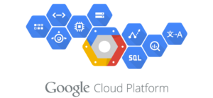 Google cloud hosting for WordPress logo with the Google cloud platform